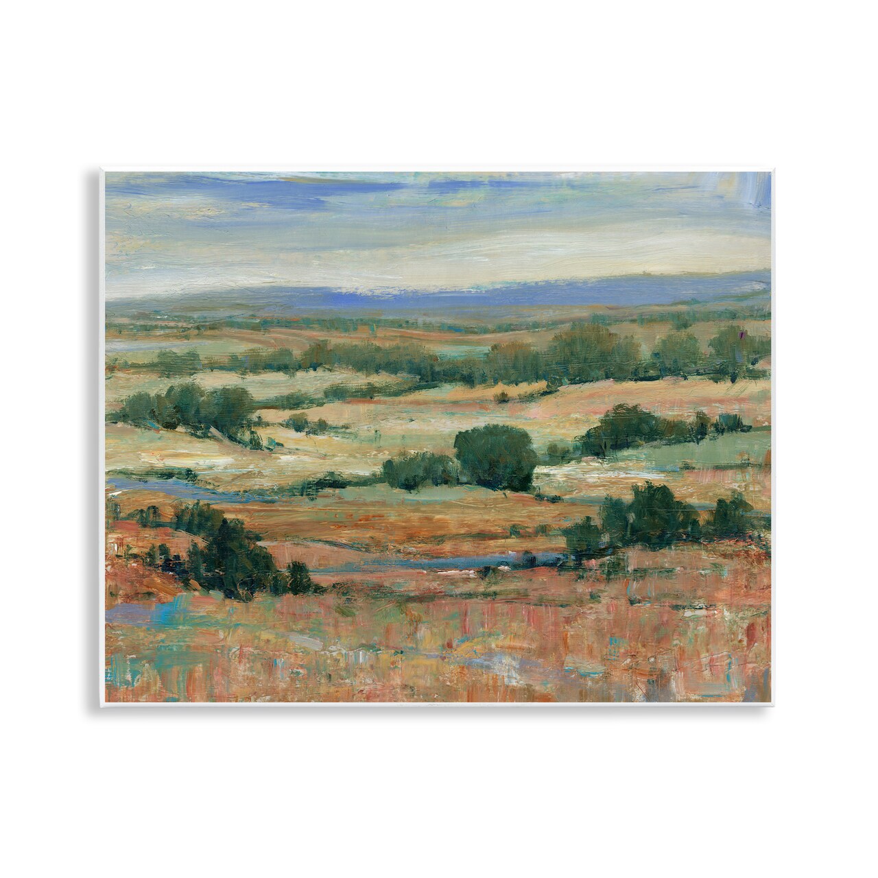 Stupell Industries Traditional Farmland Landscape Wall Plaque Art Design by Tim OToole